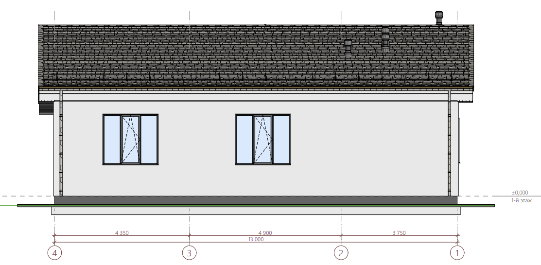 Схема фасада 4