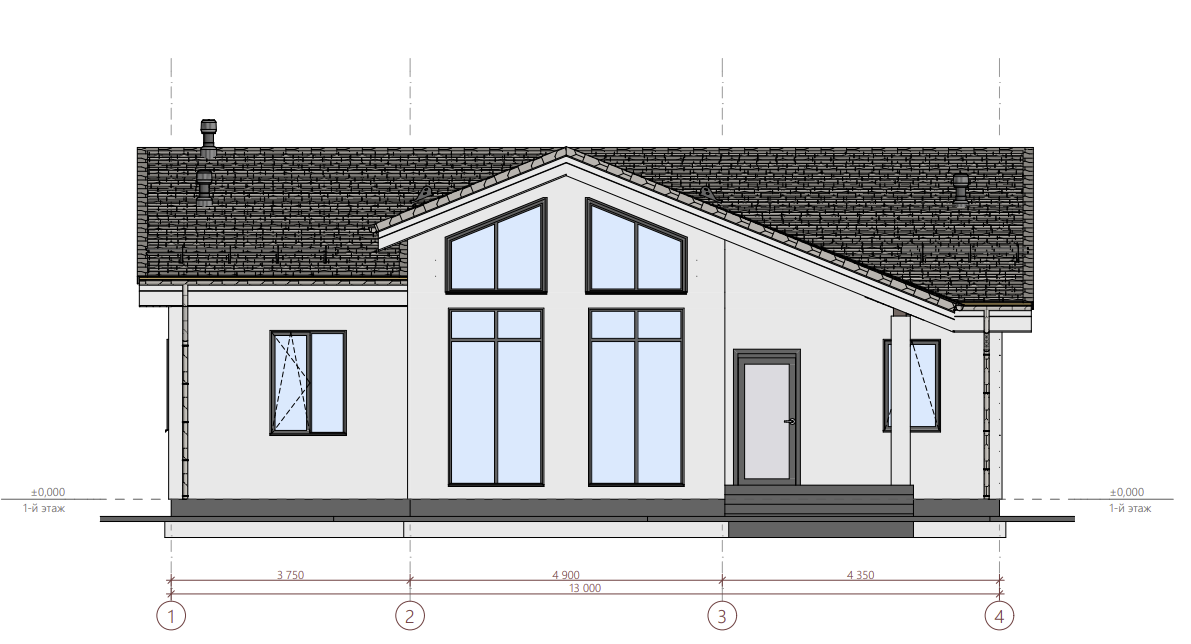 Схема фасада 1