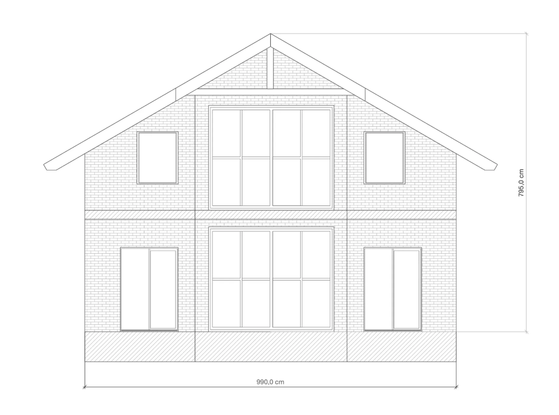 Схема фасада 3