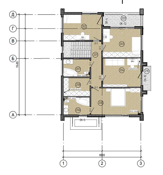 Поэтажный план 2