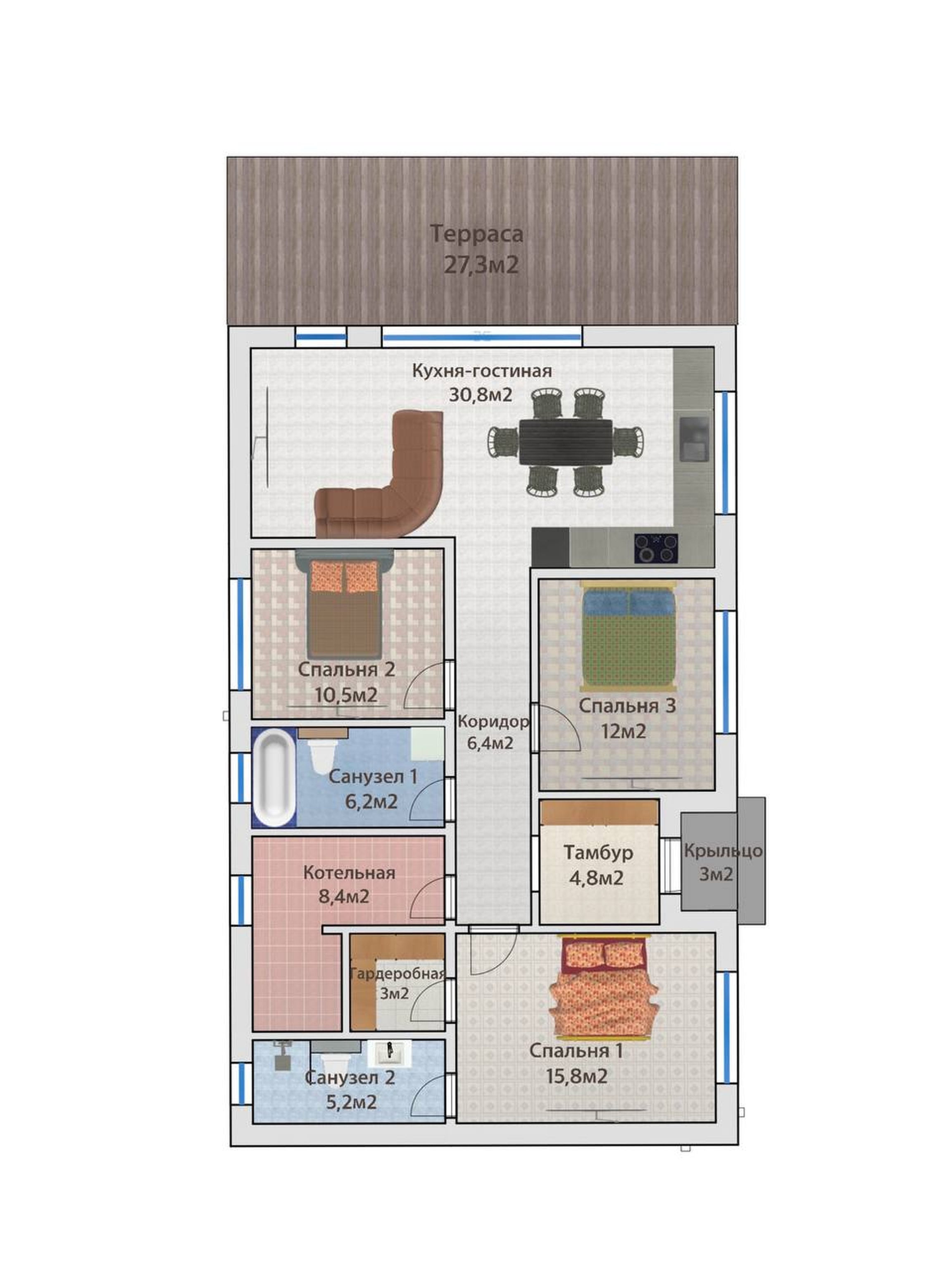 Поэтажный план 1