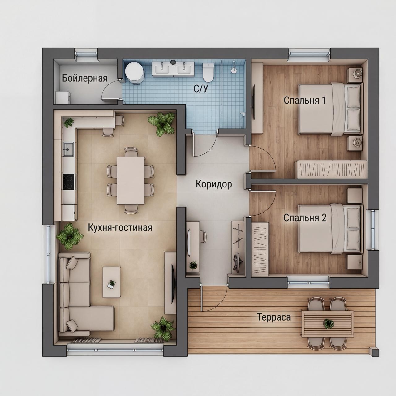 Поэтажный план 1