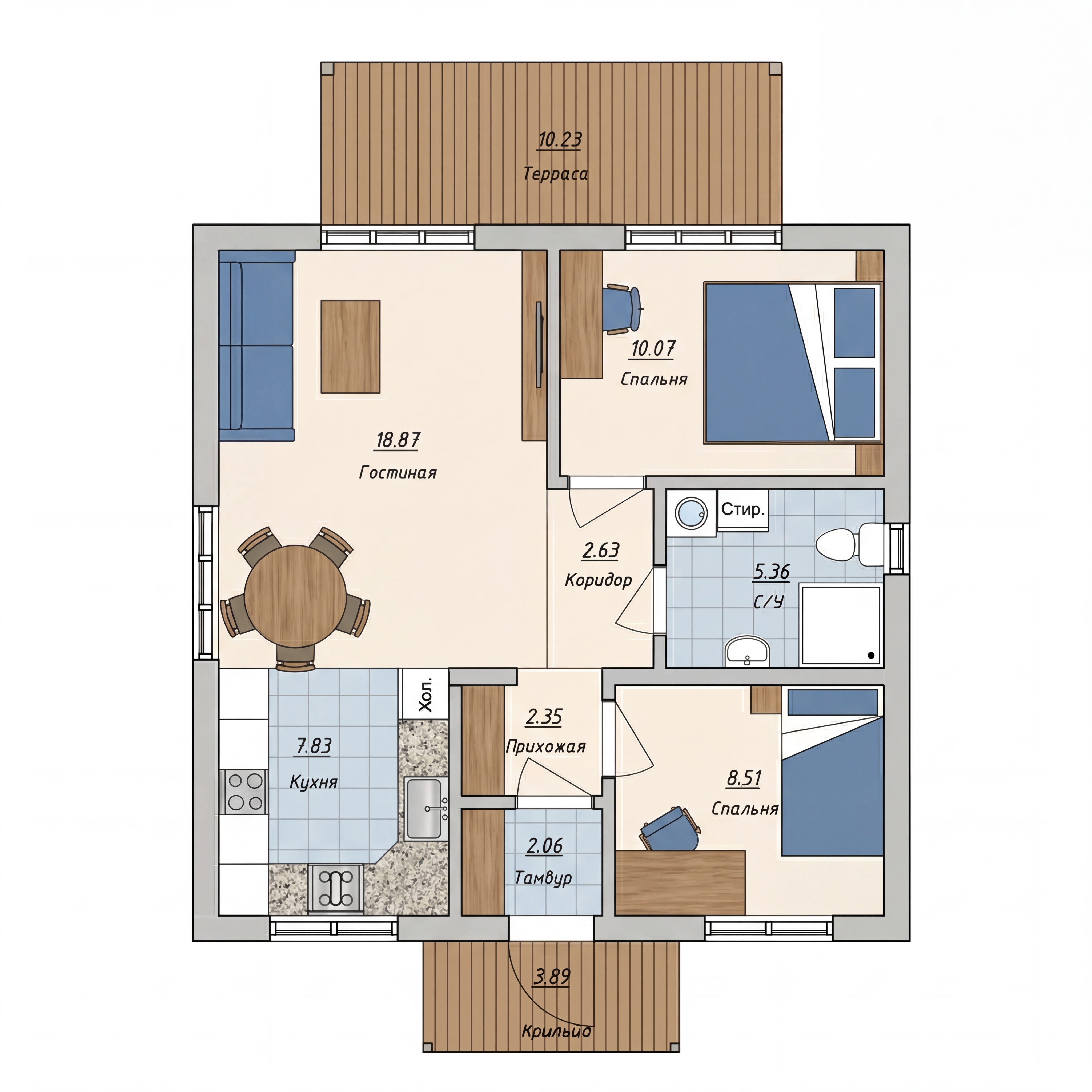 Поэтажный план 1