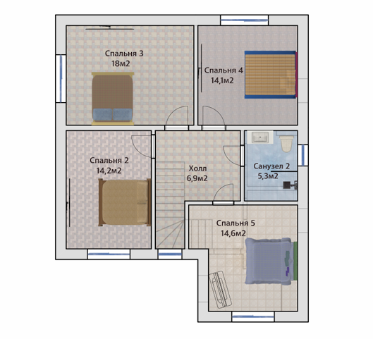 Поэтажный план 2